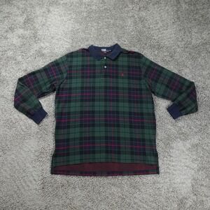 Polo Ralph Lauren Polo Mens Extra Large Long Sleeve Tartan Plaid Golf